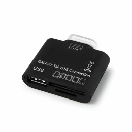 Adapter GALAXY TAB 5w1 USB/czytnik czarny