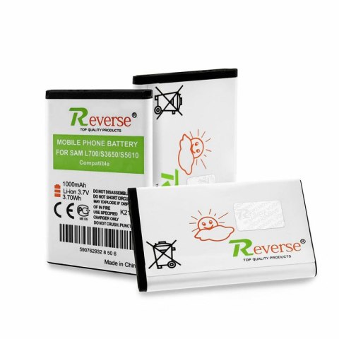 Bateria REVERSE do Samsung L700/S3650 CORBY Litowo-Jonowa 1000 mAh