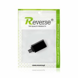 Adapter REVERSE USB/Type C czarny