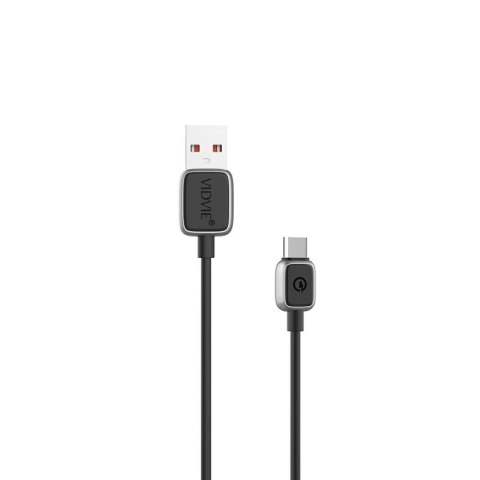 Kabel VIDVIE XL-CB403 USB/Type C 3A, 1.2m czarny