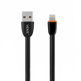 Kabel VIDVIE CB411 USB/Lightning 2.1A, 1m czarny