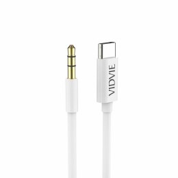 Kabel VIDVIE ALL1109 Jack 3.5mm/Type-C 1.5m biały