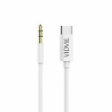 Kabel VIDVIE ALL1109 Jack 3.5mm/Type-C 1.5m biały