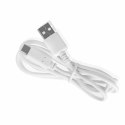 Kabel USB/Type C 2.5A, 1m biały BULK