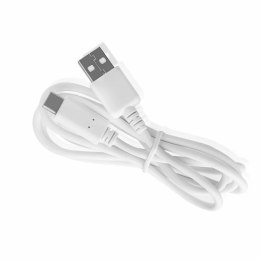 Kabel USB/Type C 2.5A, 1m biały BULK