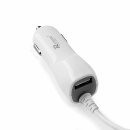 Ładowarka samochodowa REVERSE MT-C227W 1xUSB + kabel Lightning 2.1A biały