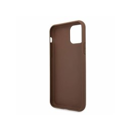 Etui GUESS Hard case Stripe do Apple iPhone 11 PRO MAX brąz