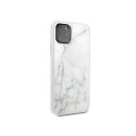 Etui GUESS Marble do Apple iPhone 11 PRO biały