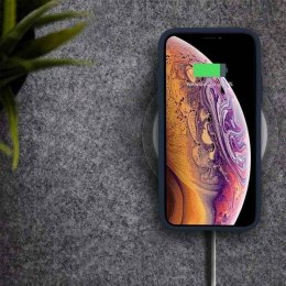 Etui MERCURY Peach Garden do Apple iPhone 12 PRO MAX granatowy