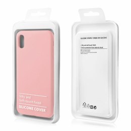 Etui SILICONE COVER do Apple iPhone 11 PRO MAX różowy