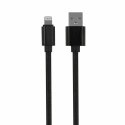 Kabel REVERSE NYLON USB/Lightning 2A, 1m czarny