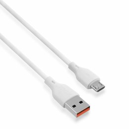 Kabel VIDVIE DC06 USB/Micro 2.1A, 1m biały