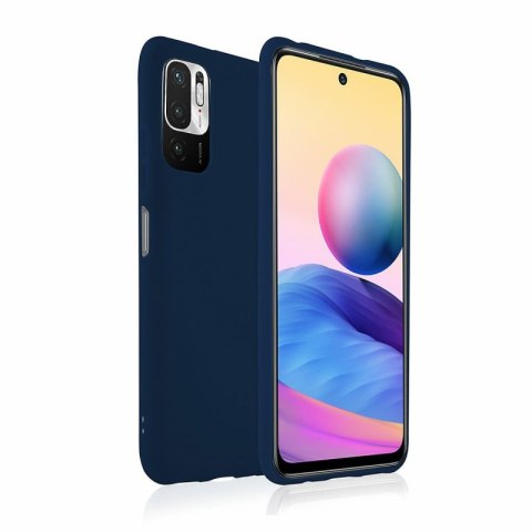 Etui MATTE do Samsung A42 5G granatowy