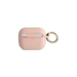 Etui na słuchawki GUESS SILICONE GLITTER do Apple AirPods Pro różowy