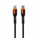 Kabel VIDVIE CB499 Type C/Lightning PD 20W 1.2m czarno-pomarańczowy PUDEŁKO