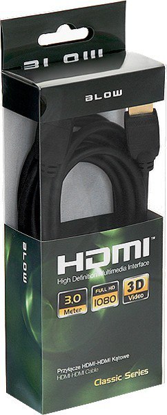 BLOW HDMI - HDMI Classic Kątowe 3 m 3m /s