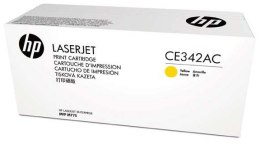 Kaseta z tonerem HP CE342AC Żółty CE342AC