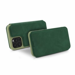 Kabura VINTAGE BOOK do Samsung A02S zielony