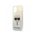 Etui Karl Lagerfeld Hard case IRIDESCENTmulticolor do Apple iPhone 12 MINI wielokolorowe