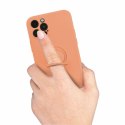 Etui FINGER RING do Apple iPhone 11 PRO MAX pomarańczowy