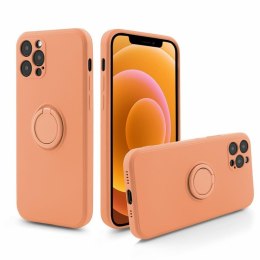 Etui FINGER RING do Apple iPhone 11 PRO MAX pomarańczowy