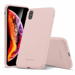 Etui MERCURY Silicone do Apple iPhone 13 PRO MAX różowo piaskowy