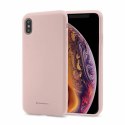 Etui MERCURY Silicone do Apple iPhone 13 PRO MAX różowo piaskowy