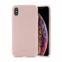 Etui MERCURY Silicone do Apple iPhone 13 PRO MAX różowo piaskowy