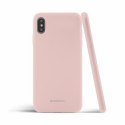 Etui MERCURY Silicone do Apple iPhone 13 PRO MAX różowo piaskowy