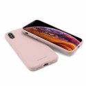 Etui MERCURY Silicone do Apple iPhone 13 PRO MAX różowo piaskowy