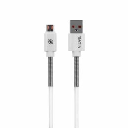 Kabel VIDVIE C510 USB/Micro 3,1A, 1m biały PUDEŁKO