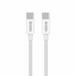 Kabel VIDVIE CB472 Type C/Type C 2A, 1m biały PUDEŁKO