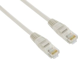 4WORLD Patchcord UTP Cat.5e 3m RJ45 Osłonka zalewana Szary 3 Patchcord