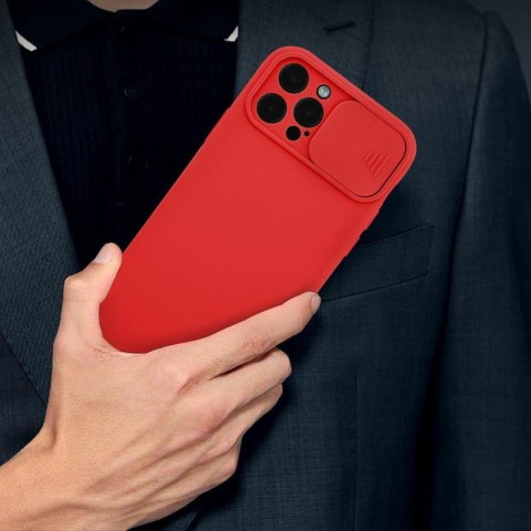 Etui CAMERA PROTECT do Samsung S21+ czerwony