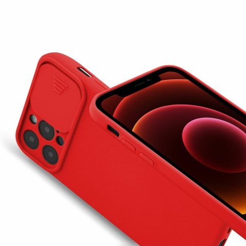 Etui CAMERA PROTECT do Samsung S21+ czerwony
