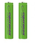 Baterie ESPERANZA Niklowo-wodorkowa AAA (LR03, R03, 24A, MN2400, AM4, UM4, HP16) 1000mAh 2 szt. EZA101G