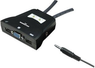 Przełącznik KVM MANHATTAN 2-Port Mini KVM Switch 151245