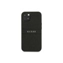 Etui GUESS Saffiano Strap do Apple iPhone 13 PRO czarny