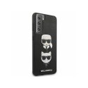 Etui Karl Lagerfeld Hard case Ikonik Karl & Choupette do Samsung S21+ czarny