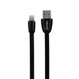 Kabel VIDVIE CT01 USB/Lightning 2.1A, 1m czarny 30 szt.