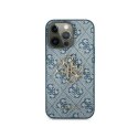 Etui GUESS Big Metal Logo do Apple iPhone 13 PRO niebieski