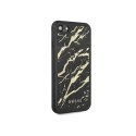 Etui GUESS GLITTER MARBLE do Apple iPhone 7/8/SE 2020 czarny