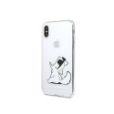 Etui Karl Lagerfeld CHOUPETTE FUN do Apple iPhone X/XS przezroczysty