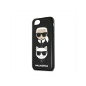 Etui Karl Lagerfeld Hard case Ikonik Karl & Choupette do Apple iPhone 7/8/SE 2020 czarny