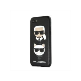 Etui Karl Lagerfeld Hard case Ikonik Karl & Choupette do Apple iPhone 7/8/SE 2020 czarny