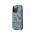 Etui GUESS Big Metal Logo do Apple iPhone 13 PRO MAX niebieski