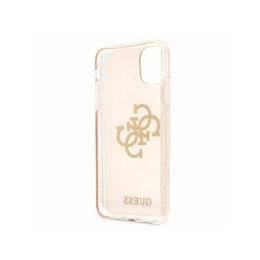 Etui GUESS Hard case Glitter 4G Big Logo do Apple iPhone 12/12 PRO złoty