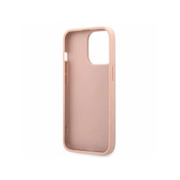 Etui GUESS Saffiano 4G Metal Logo do Apple iPhone 13 PRO różowy