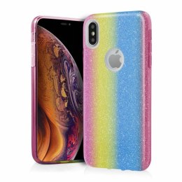 Etui GLITTER do LG V30 tęczowy