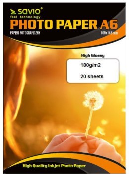 Papier SAVIO Photo 120g A6 Błyszczący PA-01